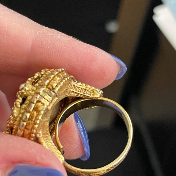 1970's Vintage Florenza Amethyst Ring Signed - Rare - Picture 3 of 3